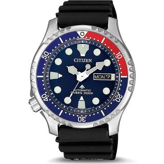 ΡΟΛΟΙ  CITIZEN   NY0086-16L CITIZEN Promaster Marine Automatic Black Rubber Strap