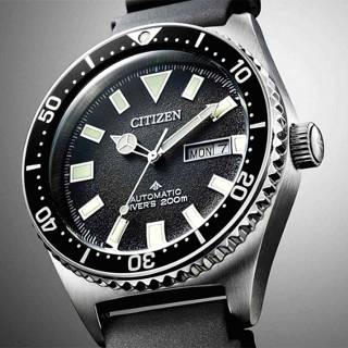 ΡΟΛΟΙ  CITIZEN   NY0120-01E CITIZEN Promaster Divers Automatic Black Polyurethane Strap