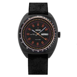 ΡΟΛΟΙ FONDERIA  P-6N004UN1 FONDERIA The Gambler Black Leather Strap