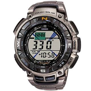 ΡΟΛΟΙ CASIO  PRG-240T-7ER CASIO PROTREK Triple Sensor Titanium Band