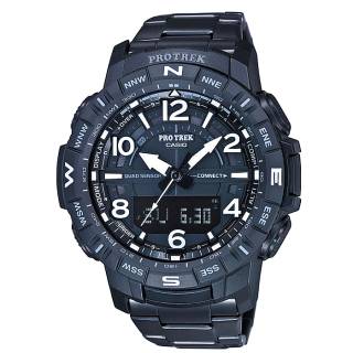 ΡΟΛΟΙ CASIO PRT-B50YT-1ER CASIO Protrek Chronograph Grey Titanium Bracelet