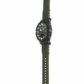 ΡΟΛΟΙ CASIO PRW-61Y-3ER CASIO Protrek Tough Solar Triple Sensor Chronograph Khaki Biosourced Strap