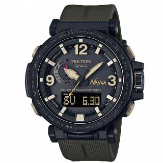 ΡΟΛΟΙ CASIO PRW-6630NA-1A3ER CASIO Protrek Tough Solar Solar Chronograph Khaki Biosourced Strap