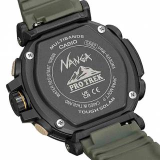 ΡΟΛΟΙ CASIO PRW-6630NA-1A3ER CASIO Protrek Tough Solar Solar Chronograph Khaki Biosourced Strap