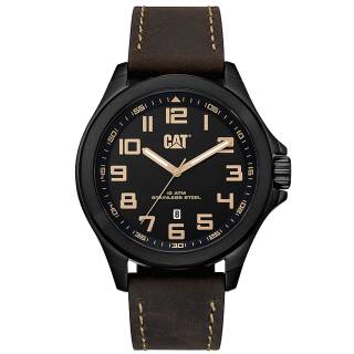 ΡΟΛΟΙ CATERPILLAR   PU26135114 CATERPILLAR Operator  Black Leather Strap