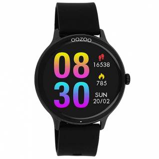 ΡΟΛΟΙ OOZOO Q00134 OOZOO Smartwatch Black Silicone Strap