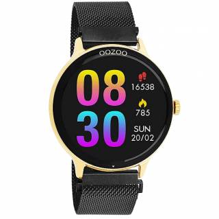 ΡΟΛΟΙ OOZOO Q00137 OOZOO Smartwatch Black Stainless Steel Bracelet