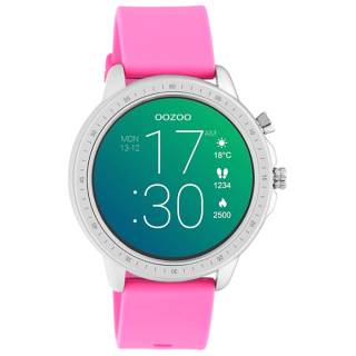 ΡΟΛΟΙ OOZOO Q00314 OOZOO Timepieces Smartwatch Fuchsia Silicone Strap