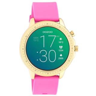 ΡΟΛΟΙ OOZOO Q00320 OOZOO Timepieces Smartwatch Fuchsia Silicone Strap