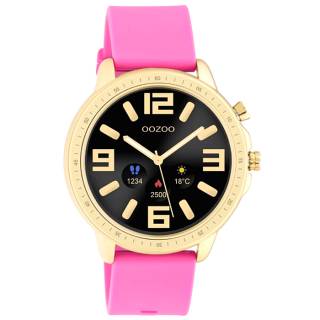 ΡΟΛΟΙ OOZOO Q00320 OOZOO Timepieces Smartwatch Fuchsia Silicone Strap