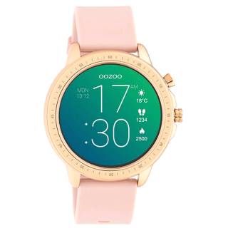 ΡΟΛΟΙ OOZOO Q00324 OOZOO Timepieces Smartwatch Pink Silicone Strap