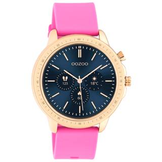 ΡΟΛΟΙ OOZOO Q00325 OOZOO Timepieces Smartwatch Fuchsia Silicone Strap