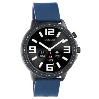 ΡΟΛΟΙ OOZOO Q00332 OOZOO Timepieces Smartwatch Blue Silicone Strap