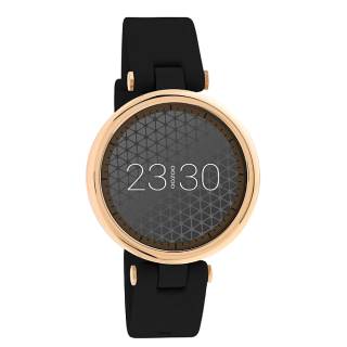 ΡΟΛΟΙ OOZOO Q00406 OOZOO Smartwatch Black Rubber Strap