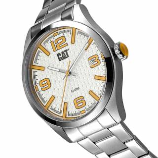 ΡΟΛΟΙ CATERPILLAR  QA14111237 CATERPILLAR H-Dial Silver Stainless Steel Bracelet