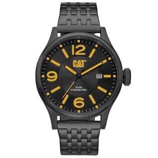 ΡΟΛΟΙ CATERPILLAR  QB16116137 CATERPILLAR Diam Black Stainless Steel Bracelet