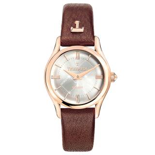 ΡΟΛΟΙ TRUSSARDI  R2451127501 TRUSSARDI T-Light Brown Leather Strap