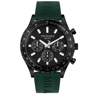 ΡΟΛΟΙ TRUSSARDI  R2451148002 TRUSSARDI T-Logo Green Silicone Strap