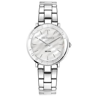 ΡΟΛΟΙ TRUSSARDI  R2453115506 TRUSSARDI T-Vision Silver Stainless Steel Bracelet