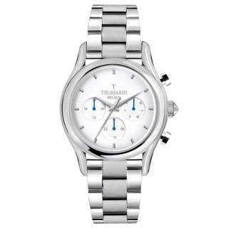 ΡΟΛΟΙ TRUSSARDI  R2453127007 TRUSSARDI T-Light Silver Stainless Steel Bracelet