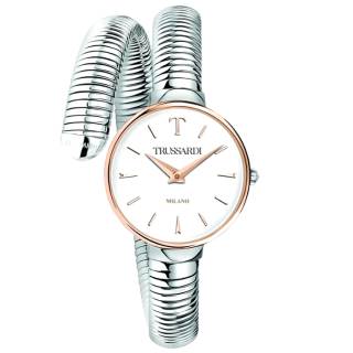 ΡΟΛΟΙ TRUSSARDI  R2453132503 TRUSSARDI T-Lissom Silver Stainless Steel Bracelet