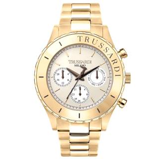 ΡΟΛΟΙ TRUSSARDI  R2453143006 TRUSSARDI T-Logo Gold Stainless Steel Bracelet