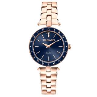 ΡΟΛΟΙ TRUSSARDI  R2453145502 TRUSSARDI T-Shiny Rose Gold Stainless Steel Bracelet