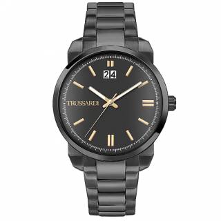 ΡΟΛΟΙ TRUSSARDI R2453154004 TRUSSARDI T-City  Black Stainless steel Bracelet