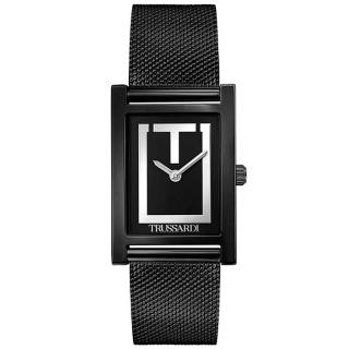 ΡΟΛΟΙ TRUSSARDI  R2453155001 TRUSSARDI T-Strict Black Metallic Bracelet