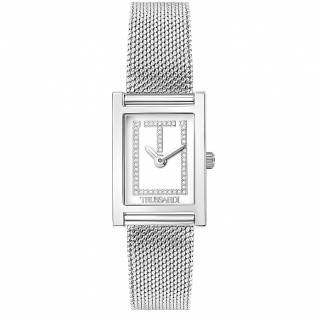 ΡΟΛΟΙ TRUSSARDI  R2453155504 TRUSSARDI T-Strict   Silver Stainless Steel Bracelet