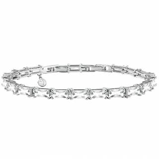 ΡΟΛΟΙ TRUSSARDI  R2453155505 TRUSSARDI T-Strict   Silver Stainless Steel Bracelet