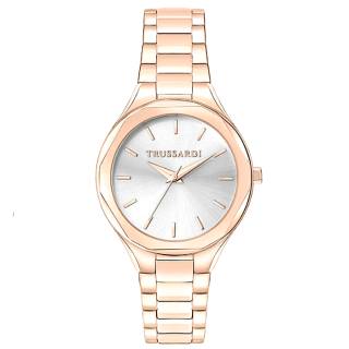 ΡΟΛΟΙ TRUSSARDI  R2453157503 TRUSSARDI Brink Rose Gold Metallic Bracelet