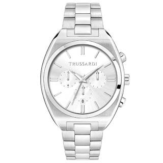 ΡΟΛΟΙ TRUSSARDI R2423159001 TRUSSARDI Metropolitan Automatic Silver Metallic Bracelet