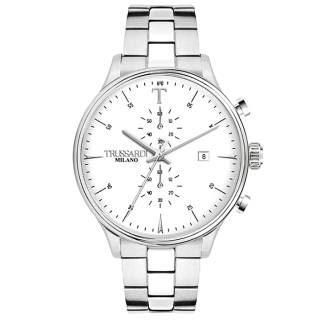 ΡΟΛΟΙ TRUSSARDI  R2473630003 TRUSSARDI T-Complicity Chronograph Silver Stainless Steel Bracelet