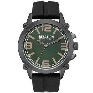 Ρολόι REACTION KENNETH COLE RK50091006 REACTION KENNETH COLE Casual Black Silicone Strap