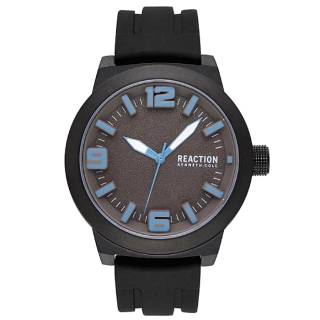 Ρολόι REACTION KENNETH COLE RK50092002 REACTION KENNETH COLE Casual Black Silicone Strap