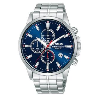 ΡΟΛΟΙ LORUS  RM379HX9 LORUS SPORTS Chronograph Silver Stainless Steel Bracelet