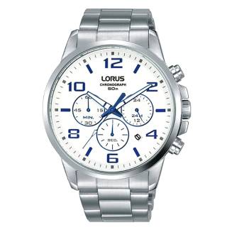 ΡΟΛΟΙ LORUS   RT395GX9  LORUS Gents Chronograph Silver Stainless Steel Bracelet