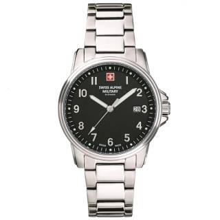 ΡΟΛΟΙ SWISS ALPINE MILITARY SAM7011.1137 SWISS ALPINE MILITARY Challenger Silver Stainless Steel Bracelet