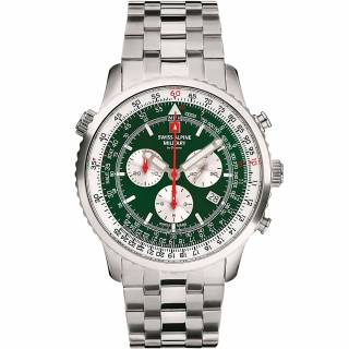 ΡΟΛΟΙ SWISS ALPINE MILITARY SAM7078.9134 SWISS ALPINE MILITARY Spirit Chronograph  Stainless Steel Bracelet