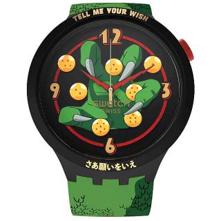 ΡΟΛΟΙ SWATCH SB01Z102 SWATCH Shenron X Swatch Green Silicone Strap