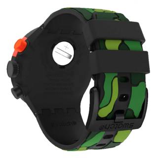 ΡΟΛΟΙ SWATCH SB02B409 SWATCH Big Bold Escapejungle Camo Silicone Strap