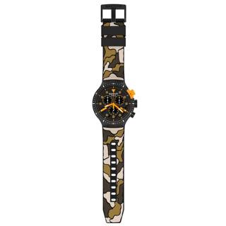 ΡΟΛΟΙ SWATCH SB02B410 SWATCH Big Bold Escapedesert Camo Silicone Strap