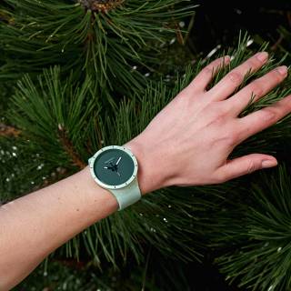 ΡΟΛΟΙ SWATCH  SB03G100 SWATCH Lost In The Forest Green  Silicone Strap