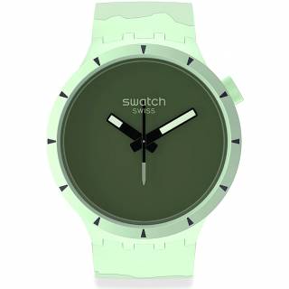 ΡΟΛΟΙ SWATCH  SB03G100 SWATCH Lost In The Forest Green  Silicone Strap