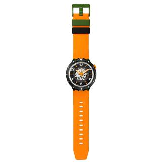 ΡΟΛΟΙ SWATCH SB03G107 SWATCH Power of Nature Fall-iage Orange Silicone Strap