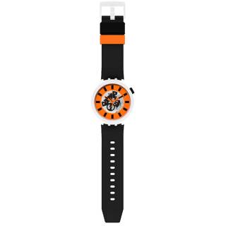 ΡΟΛΟΙ SWATCH SB03M104 SWATCH Big Bold Orack Black Bio-Sourced Material Strap