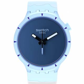 ΡΟΛΟΙ SWATCH  SB03N102 SWATCH Lost In The Arctic Light Blue  Silicone Strap