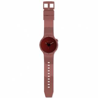 ΡΟΛΟΙ SWATCH  SB03R100 SWATCH Lost In The Canyon Red Silicone Strap