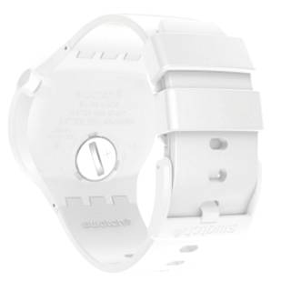 ΡΟΛΟΙ SWATCH SB03W100 SWATCH Big Bold C-White Bio-sourced Strap